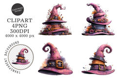 Purple Halloween Clipart Product Image 1