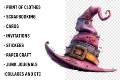 Purple Halloween Clipart Product Image 2