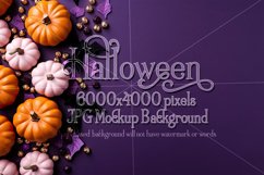 Halloween Mockup, 6000x4000 Purple Halloween Top View , d11 Product Image 1