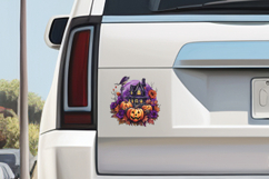 Huanted Houses Clipart Bundle - 10 Hallowen Transparent PNGs Product Image 6