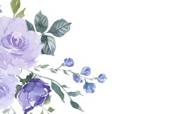 purple lavender lilac floral clipart watercolor spring flowers png 