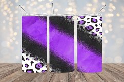 Purple Leopard and Glitter - 20oz Sublimation - PNG Design Product Image 1