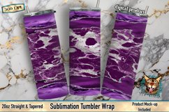 Agate Sublimation, Tumbler Wrap, Marble Tumbler