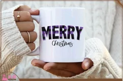 Plaid Merry Christmas PNG, Buffalo Plaid Merry Christmas png Product Image 5