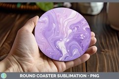 GorgeousPurple Round Coaster design.