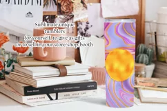 Pink Purple Marble and Gold 20oz Tumbler U Customize Product Image 2