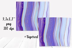 Purple vibes Tumbler Wraps Sublimation. 20 oz, PNG. Product Image 2