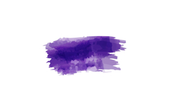 Purple splash art watercolor brush stroke decorative vector Product Image 1
