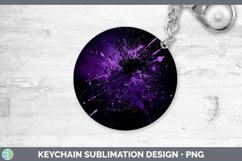 GorgeousPurple Keychain design.