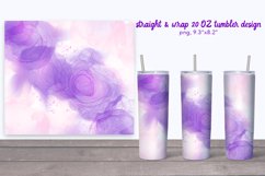 Cute purple tumbler wrap|20 oz Tumbler sublimation Product Image 1