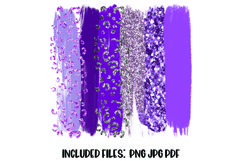 Purple Themed Brush Stroke Sublimation Background Product Image 1