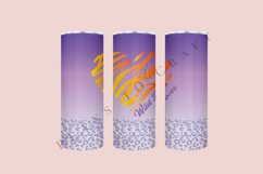 Purple WIld Love skinny tumbler sublimation design for 20oz and 30oz skinny tumbler sublimation wrap