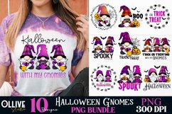Halloween Gnome Sublimation Bundle PNG Product Image 1