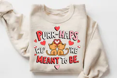 Purr Haps We’re Meant To Be Sublimation PNG Design Product Image 3