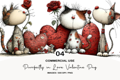 Purrfectly in Love Valentine Png Product Image 1