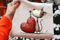 Purrfectly in Love Valentine Png Product Image 2