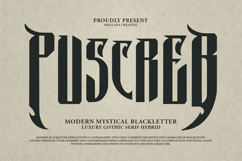 Puscreb Modern Mystical Blackletter Luxury Gothic Product Image 7