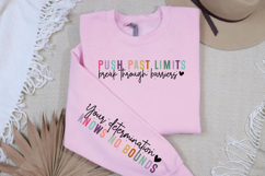 Push past limits break through barriers Sleeve SVG Product Image 3