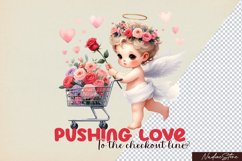 Cute Valentine&#039;s day Sublimation BUNDLE PNG. Product Image 22