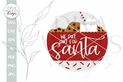 We Put Out For Santa SVG Funny Christmas Door Hanger SVG Product Image 2