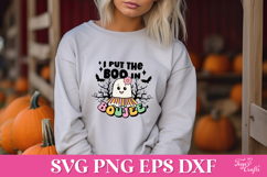 I Put the Boo in Boujee Halloween SVG Quote Product Image 4