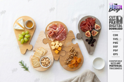 Puzzle Charcuterie Board Laser Cut| Serving Tray Kit | CNC Product Image 1