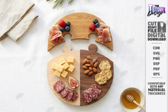 Puzzle Charcuterie Board Laser Cut| Serving Tray Kit | CNC Product Image 1