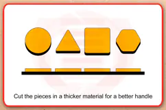 Laser cut SVG Montessori Geometric shapes puzzle template Product Image 4