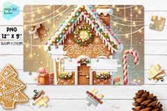 Gingerbread house PNG | Kids Puzzles Sublimation Product Image 1