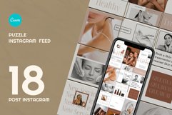 Skinstudio Puzzle Instagram | CANVA Template Product Image 1