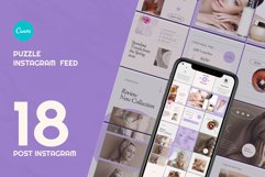 Skincare Puzzle Instagram | CANVA Template Product Image 1