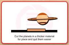 Laser cut Solar system puzzle SVG template digital download Product Image 6