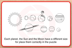 Laser cut Solar system puzzle SVG template digital download Product Image 5