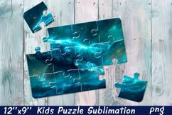 Big whale in the sea| Summer Flower Sublimation Puzzle Product Image 1