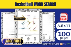 Basketball Word Search KDP Interior Product Image 1