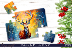 Animal Puzzle | Deer | Forest Animals Product Image 1