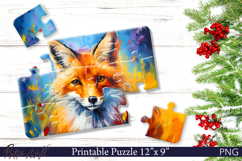 Animal Puzzle | Fox | Forest Animals Product Image 1