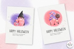 Pink Halloween Gnomes clipart Product Image 2