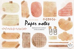 Paper note clipart, washi tape clipart, tag clipart, paper Product Image 1