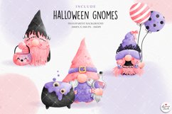 Pink Halloween Gnomes clipart Product Image 4