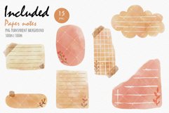 Paper note clipart, washi tape clipart, tag clipart, paper Product Image 4