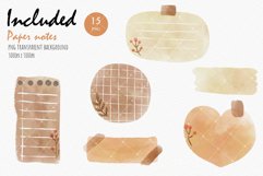 Paper note clipart, washi tape clipart, tag clipart, paper Product Image 3