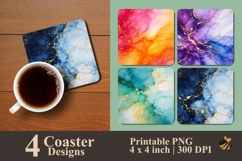 Watercolor Mix Collection Coaster Sublimation Designs Product Image 1
