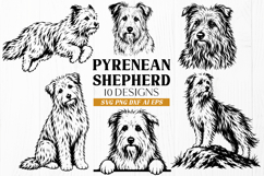 Pyrenean Shepherd SVG Bundle, 10 Berger des Pyrenees Designs Product Image 1
