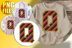 Q Doodle Letter Style Design Merry Holiday Flair! Product Image 1