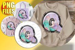 Q Doodle Letter Valentine Playful Romantic Heart! Product Image 1