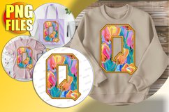 Q Doodle Letter Valentine Loving Cheerful Design! Product Image 1