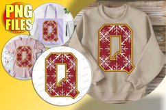 Q Doodle Letter Style Print Creative Holiday Fun! Product Image 1