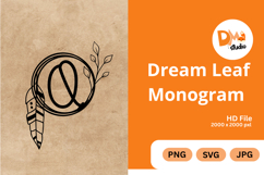 Dream Leaf Monogram Product Image 1