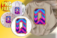 Q Doodle Letter Style Mark Playful Holiday Spirit! Product Image 1